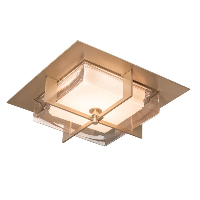 Hubbardton Forge 126400-LED-84-ZM0827 LED Flush Mount, Soft Gold