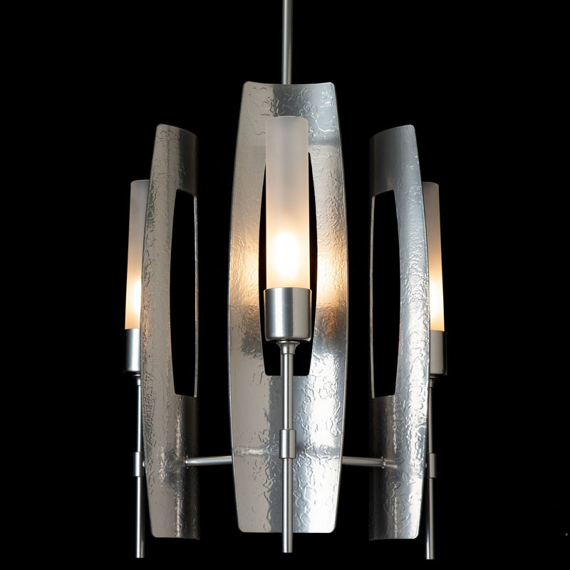Hubbardton Forge 131055-SKT-MULT-85-FD0611 Three Light Pendant, Sterling