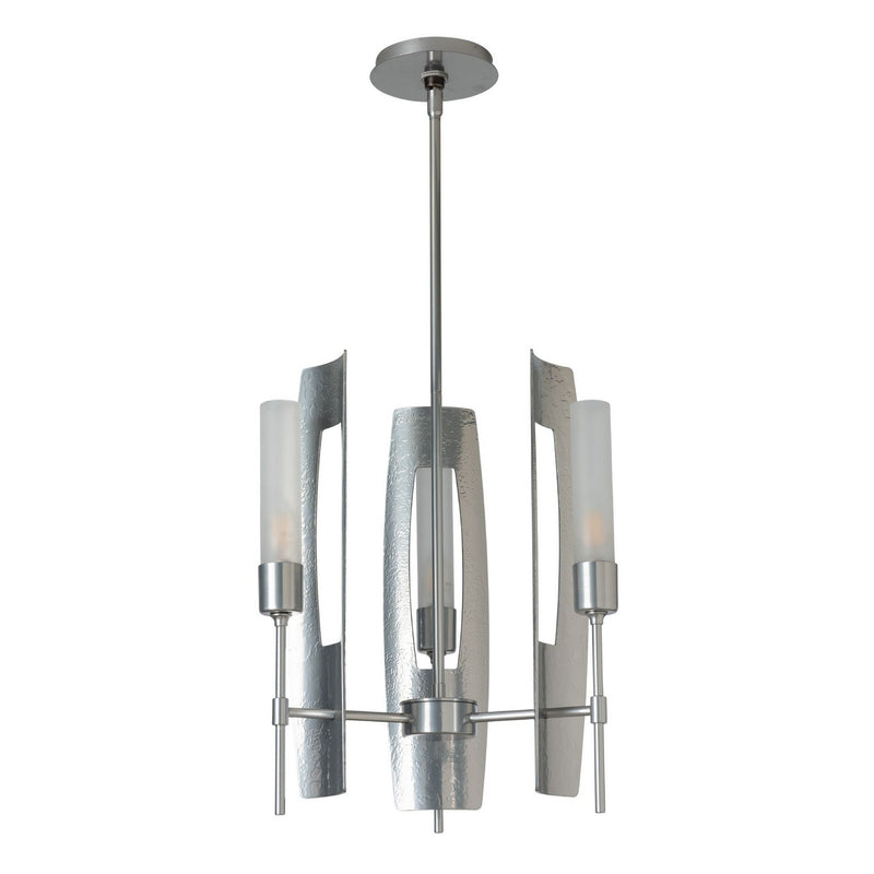 Hubbardton Forge 131055-SKT-MULT-85-FD0611 Three Light Pendant, Sterling