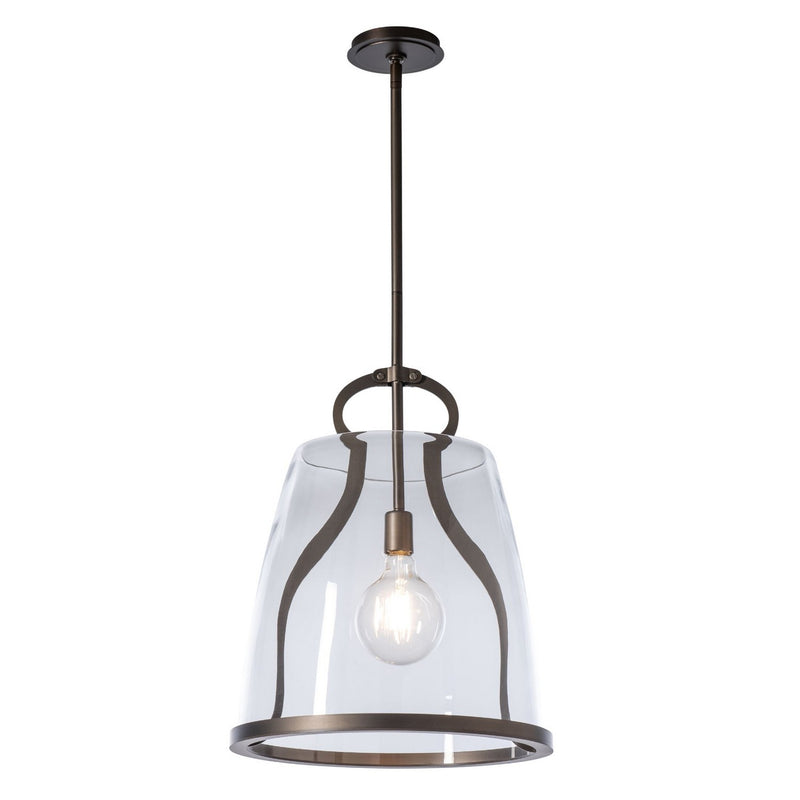 Hubbardton Forge 131066-SKT-MULT-07-ZM0819 One Light Pendant, Dark Smoke