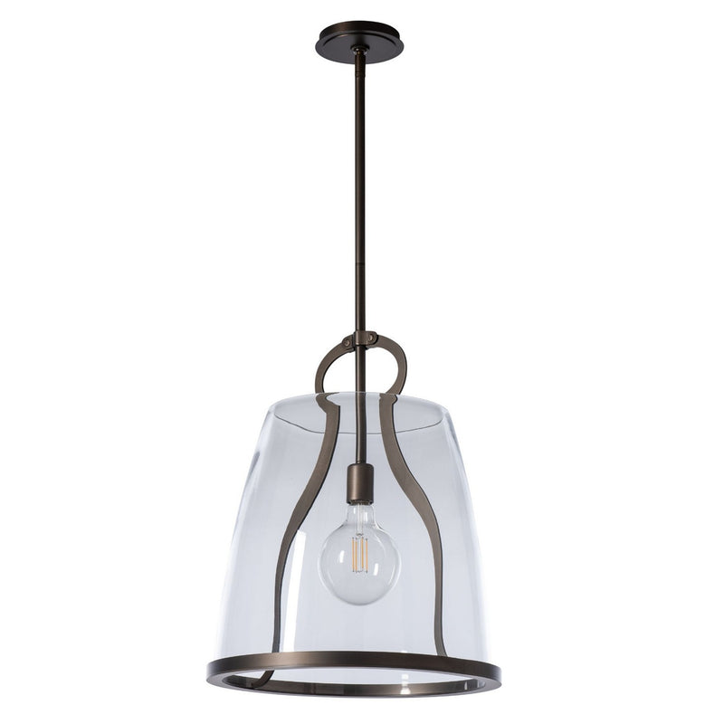 Hubbardton Forge 131066-SKT-MULT-07-ZM0819 One Light Pendant, Dark Smoke