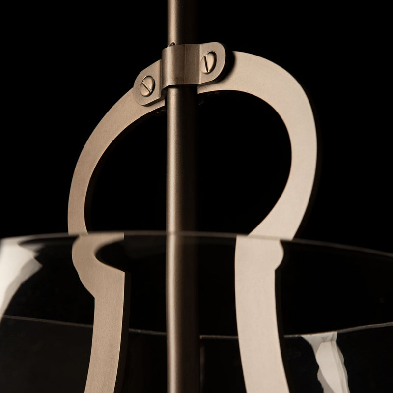 Hubbardton Forge 131066-SKT-MULT-07-ZM0819 One Light Pendant, Dark Smoke
