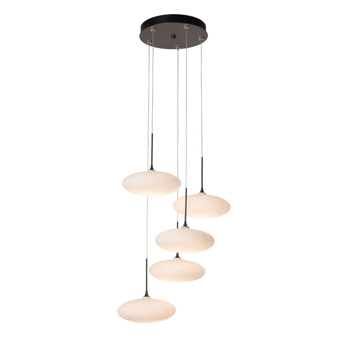 Hubbardton Forge 131146-SKT-STND-07-GS0818 LED Pendant, Dark Smoke