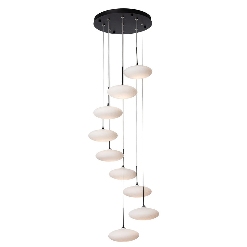 Hubbardton Forge 131147-SKT-STND-10-GS0818 LED Pendant, Black