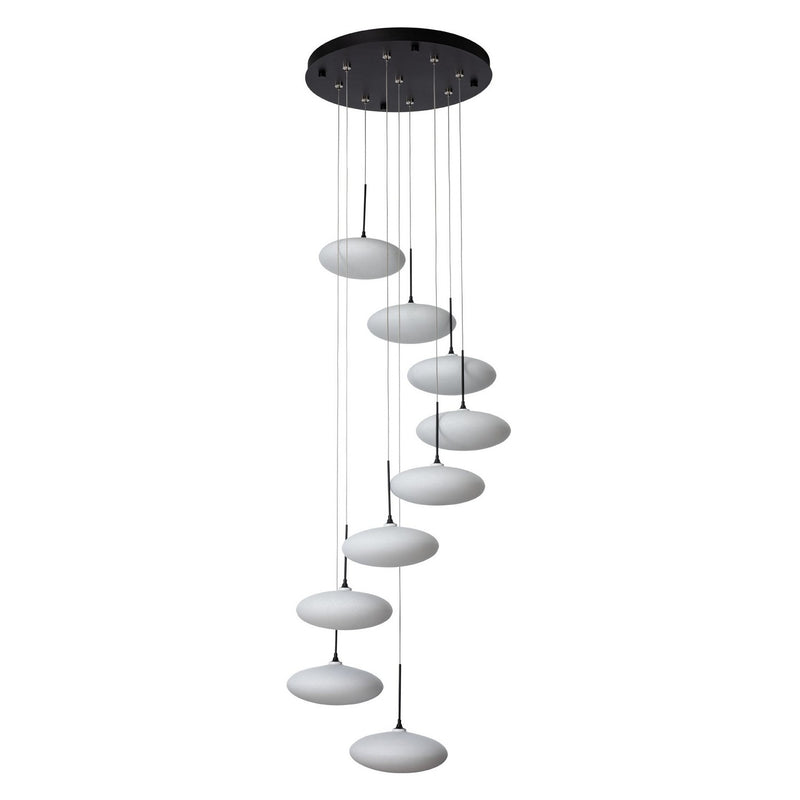 Hubbardton Forge 131147-SKT-STND-10-GS0818 LED Pendant, Black