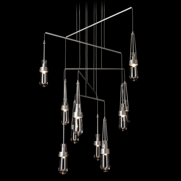 Hubbardton Forge 131149-SKT-STND-82-ZM0434 LED Pendant, Vintage Platinum