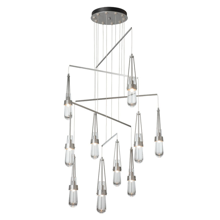 Hubbardton Forge 131149-SKT-STND-82-ZM0434 LED Pendant, Vintage Platinum