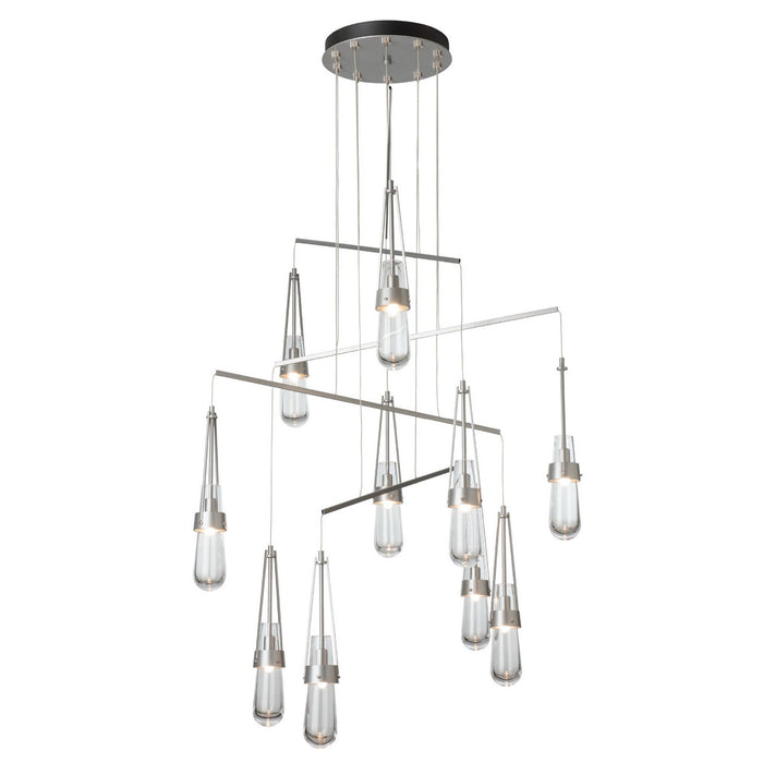 Hubbardton Forge 131149-SKT-STND-82-ZM0434 LED Pendant, Vintage Platinum