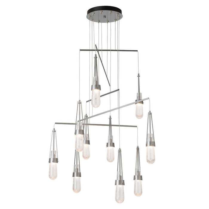 Hubbardton Forge 131150-SKT-STND-85-YG0434 LED Pendant, Sterling