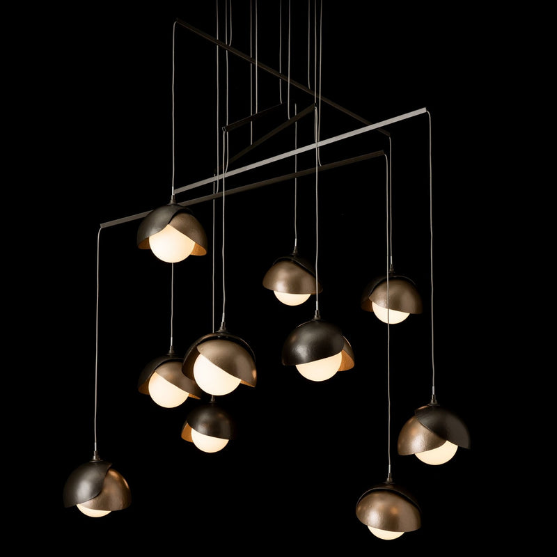 Hubbardton Forge 131155-SKT-STND-07-84-GG0711 LED Pendant, Dark Smoke