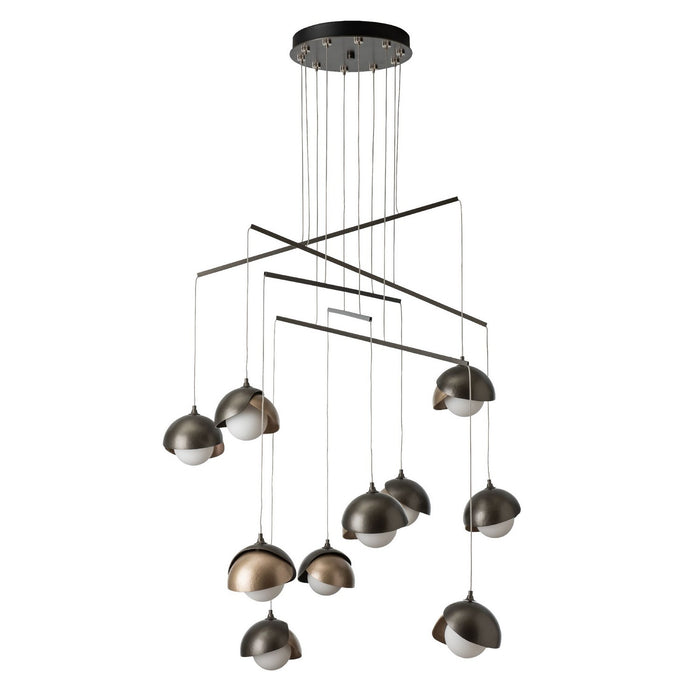 Hubbardton Forge 131155-SKT-STND-07-84-GG0711 LED Pendant, Dark Smoke