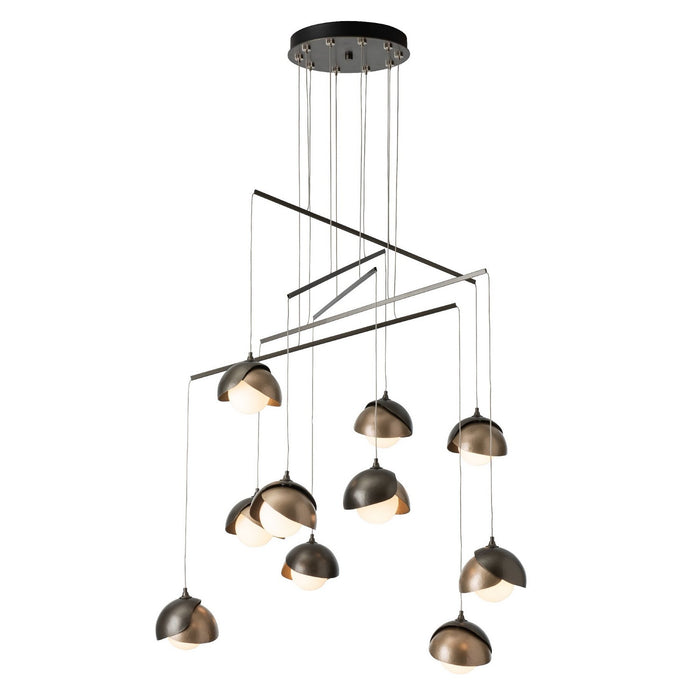 Hubbardton Forge 131155-SKT-STND-07-84-GG0711 LED Pendant, Dark Smoke