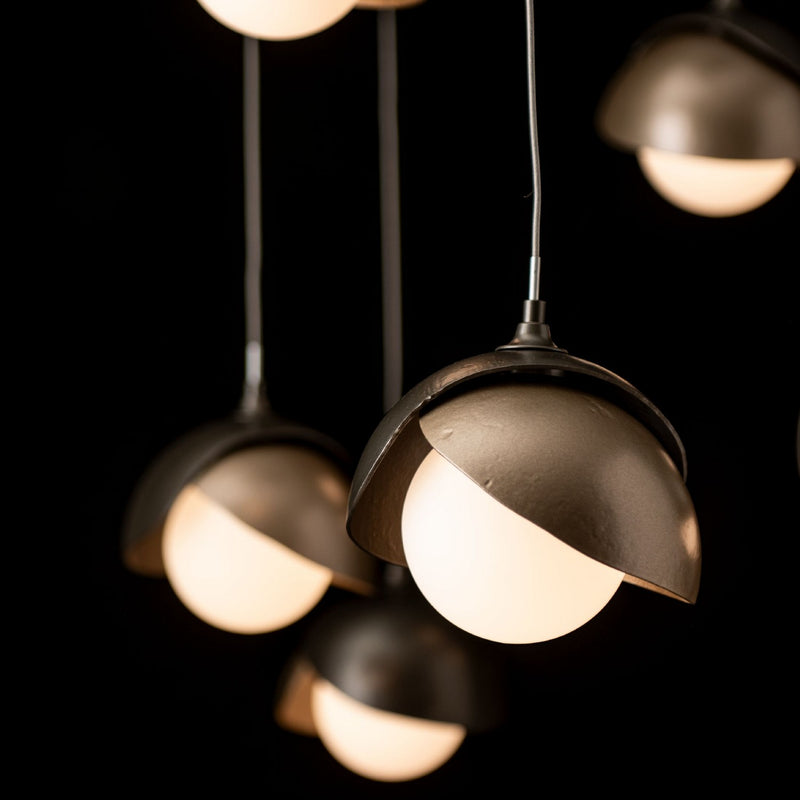 Hubbardton Forge 131155-SKT-STND-07-84-GG0711 LED Pendant, Dark Smoke