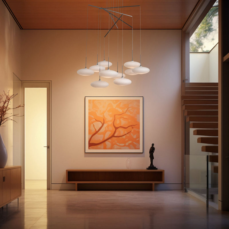 Hubbardton Forge 131157-SKT-STND-82-GS0818 LED Pendant, Vintage Platinum