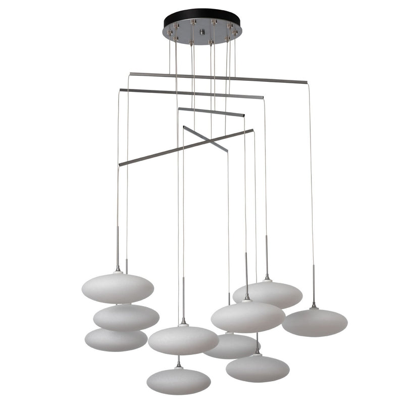 Hubbardton Forge 131157-SKT-STND-82-GS0818 LED Pendant, Vintage Platinum