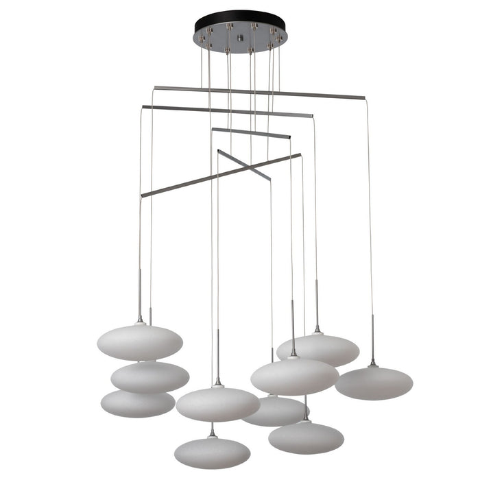 Hubbardton Forge 131157-SKT-STND-82-GS0818 LED Pendant, Vintage Platinum