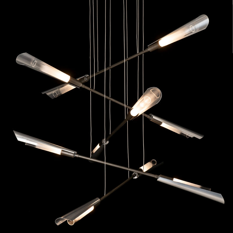 Hubbardton Forge 131410-SKT-STND-07-85-WC0822 LED Pendant, Dark Smoke