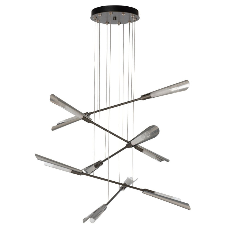 Hubbardton Forge 131410-SKT-STND-07-85-WC0822 LED Pendant, Dark Smoke