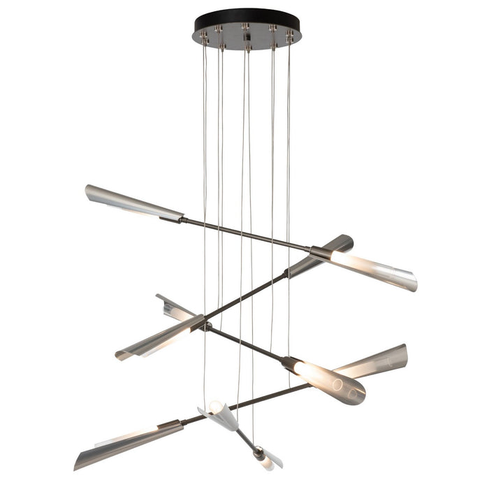 Hubbardton Forge 131410-SKT-STND-07-85-WC0822 LED Pendant, Dark Smoke