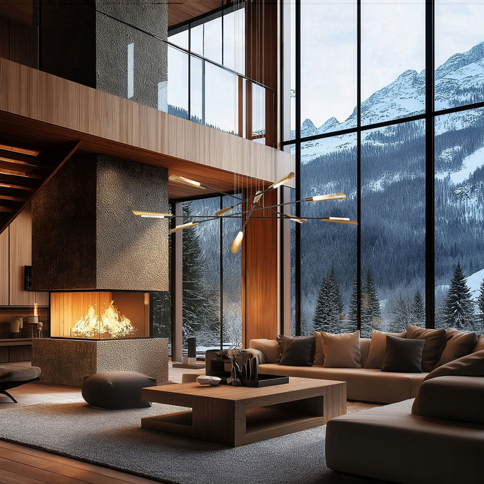 Hubbardton Forge 131412-SKT-LONG-10-86-WC0822 LED Pendant, Black