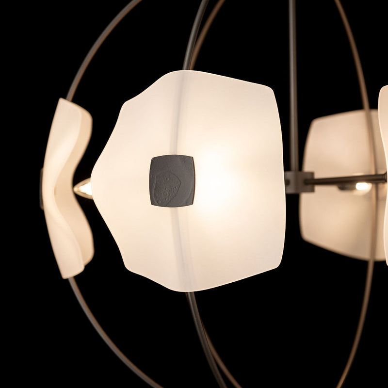 Hubbardton Forge 131500-SKT-MULT-07-FD0835 Six Light Pendant, Dark Smoke