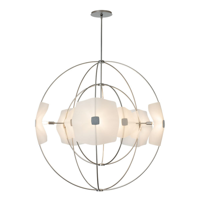 Hubbardton Forge 131503-SKT-MULT-85-FD0852 Ten Light Pendant, Sterling