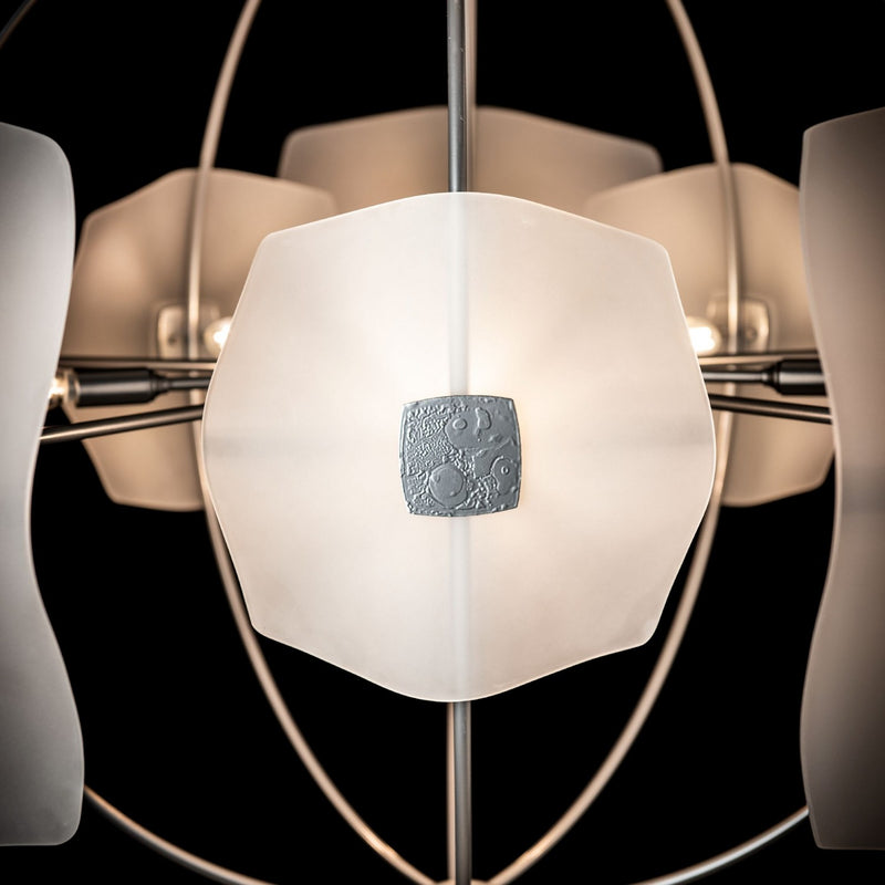 Hubbardton Forge 131503-SKT-MULT-85-FD0852 Ten Light Pendant, Sterling