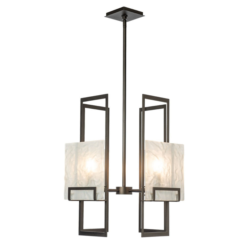 Hubbardton Forge 131550-SKT-MULT-14-FD0836 Four Light Pendant, Oil Rubbed Bronze