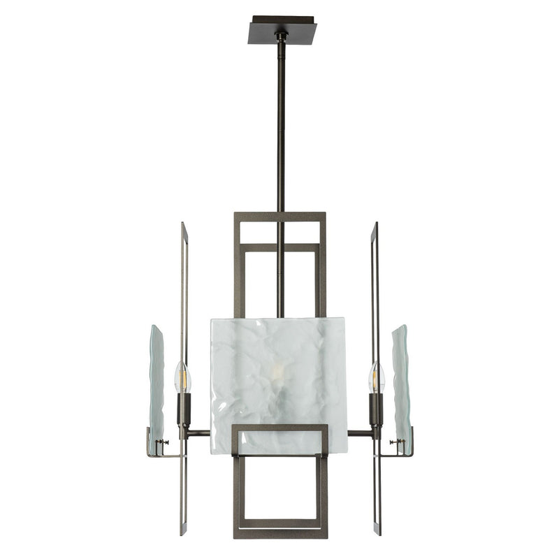 Hubbardton Forge 131550-SKT-MULT-14-FD0836 Four Light Pendant, Oil Rubbed Bronze