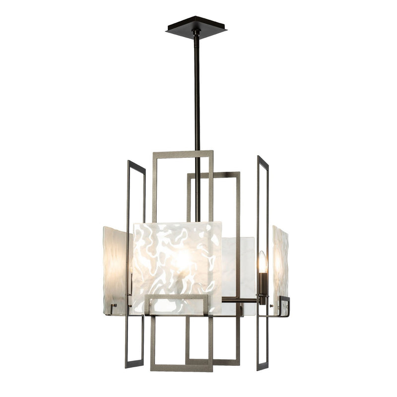 Hubbardton Forge 131550-SKT-MULT-14-FD0836 Four Light Pendant, Oil Rubbed Bronze