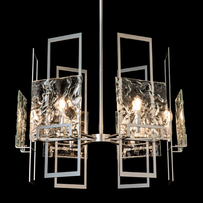 Hubbardton Forge 131552-SKT-MULT-85-ZM0836 Six Light Pendant, Sterling