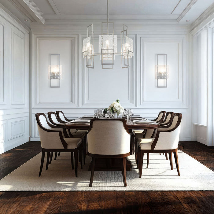 Hubbardton Forge 131552-SKT-MULT-85-ZM0836 Six Light Pendant, Sterling