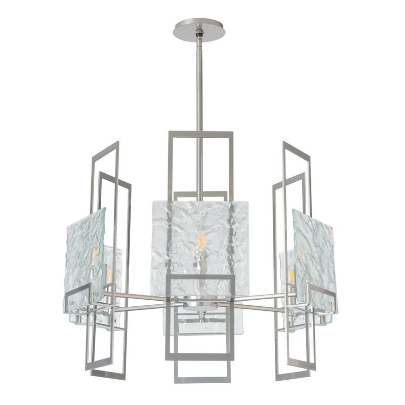 Hubbardton Forge 131552-SKT-MULT-85-ZM0836 Six Light Pendant, Sterling