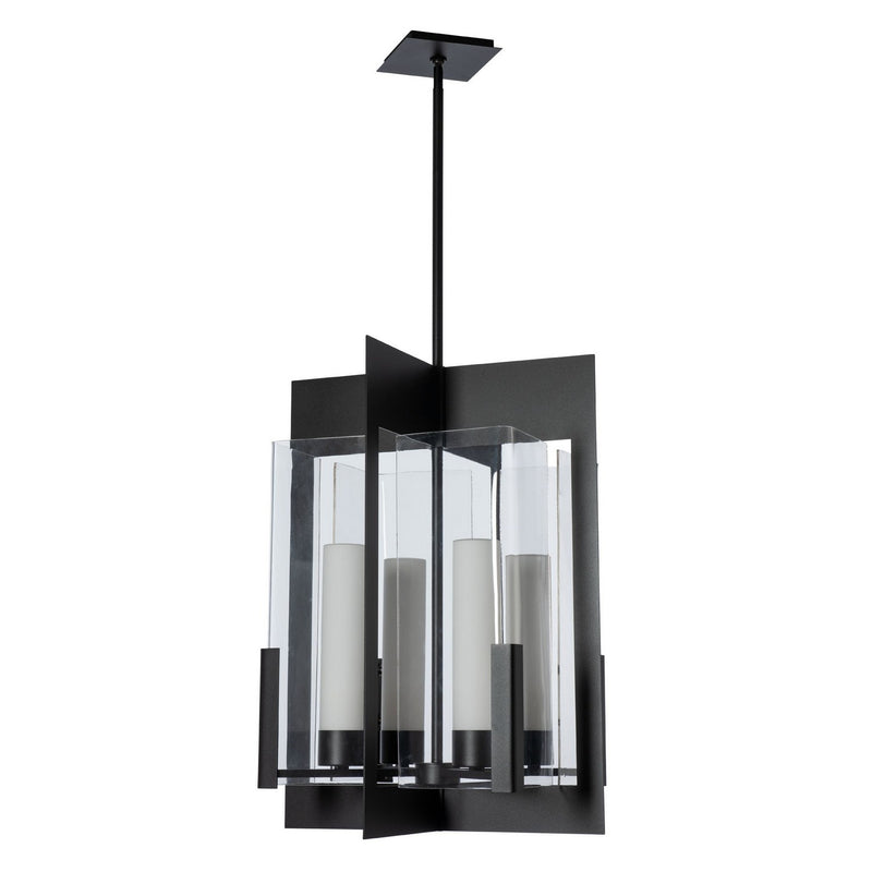 Hubbardton Forge 132043-SKT-MULT-10-FD0847 Four Light Lantern, Black