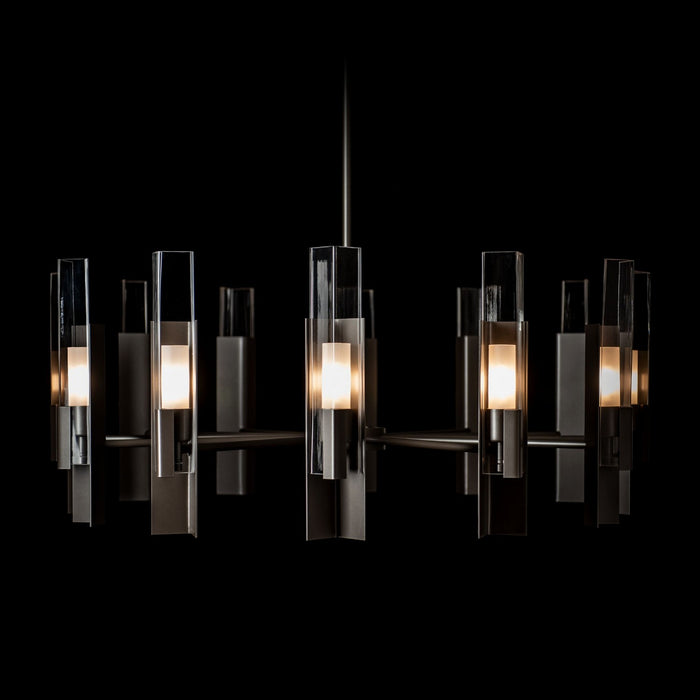 Hubbardton Forge 132047-SKT-MULT-07-ZM0828 12 Light Pendant, Dark Smoke