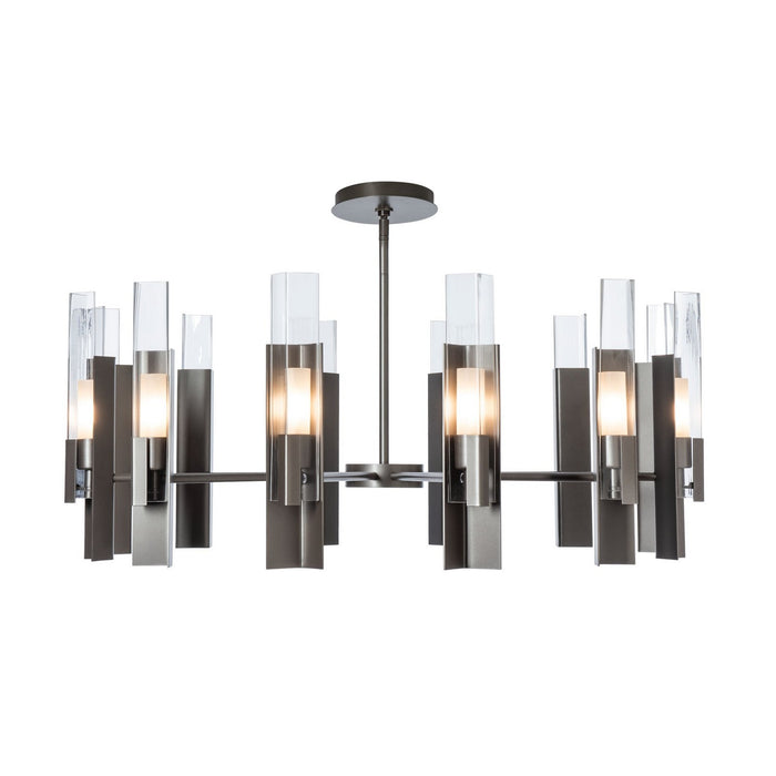 Hubbardton Forge 132047-SKT-MULT-07-ZM0828 12 Light Pendant, Dark Smoke