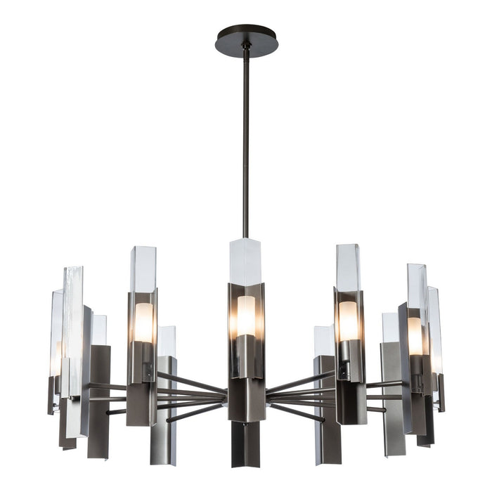 Hubbardton Forge 132047-SKT-MULT-07-ZM0828 12 Light Pendant, Dark Smoke