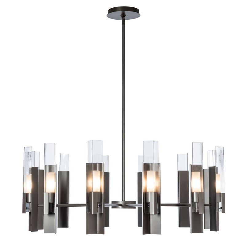 Hubbardton Forge 132047-SKT-MULT-07-ZM0828 12 Light Pendant, Dark Smoke