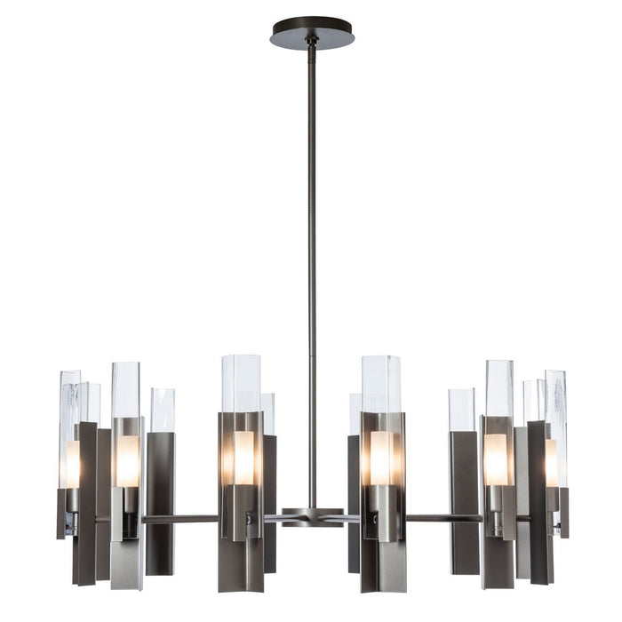 Hubbardton Forge 132047-SKT-MULT-07-ZM0828 12 Light Pendant, Dark Smoke