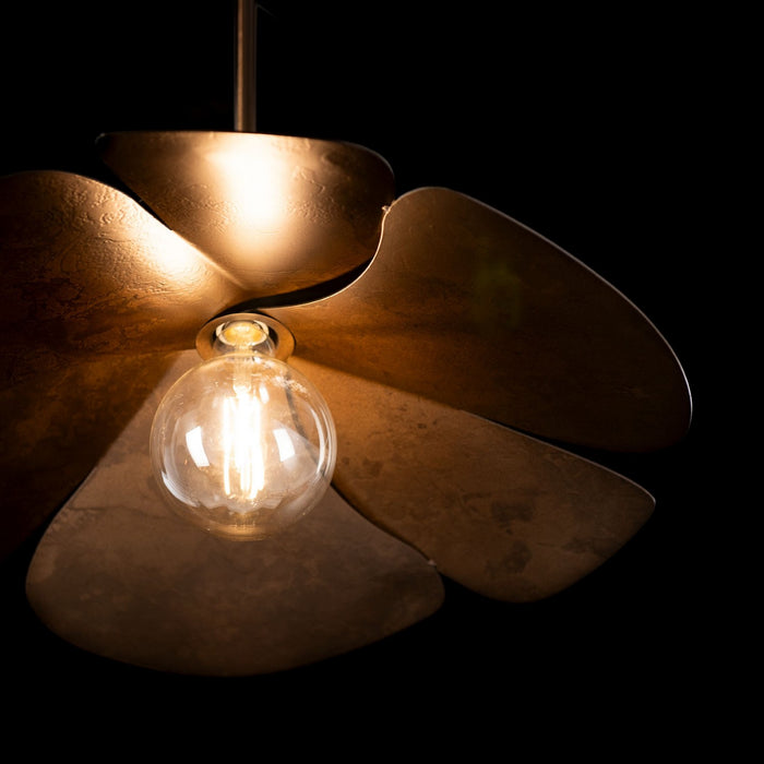 Hubbardton Forge 139460-SKT-MULT-05 One Light Pendant, Bronze