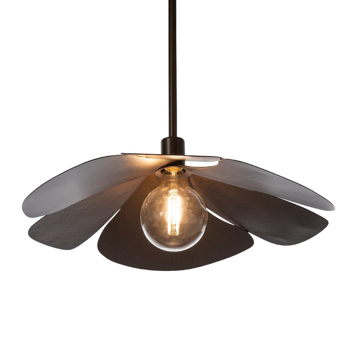 Hubbardton Forge 139460-SKT-MULT-05 One Light Pendant, Bronze