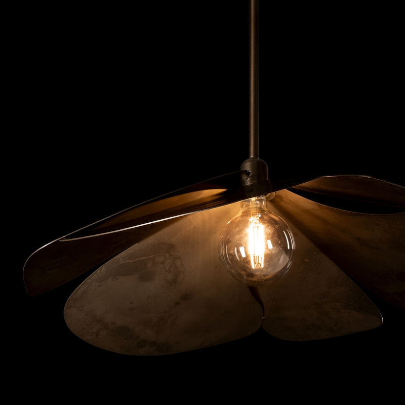Hubbardton Forge 139465-SKT-MULT-07 One Light Pendant, Dark Smoke