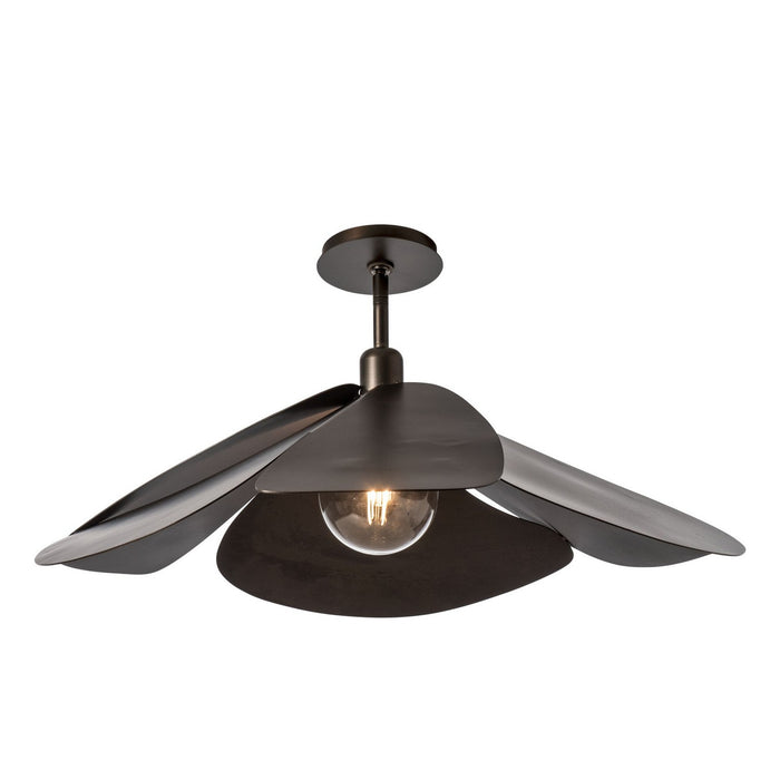 Hubbardton Forge 139465-SKT-MULT-07 One Light Pendant, Dark Smoke