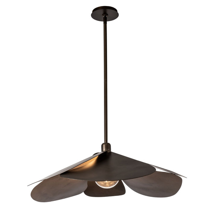 Hubbardton Forge 139465-SKT-MULT-07 One Light Pendant, Dark Smoke