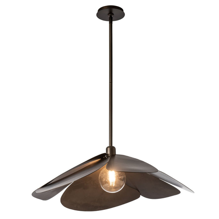 Hubbardton Forge 139465-SKT-MULT-07 One Light Pendant, Dark Smoke