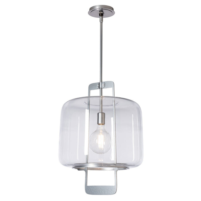 Hubbardton Forge 187465-SKT-MULT-85-ZM0839 One Light Lantern, Sterling