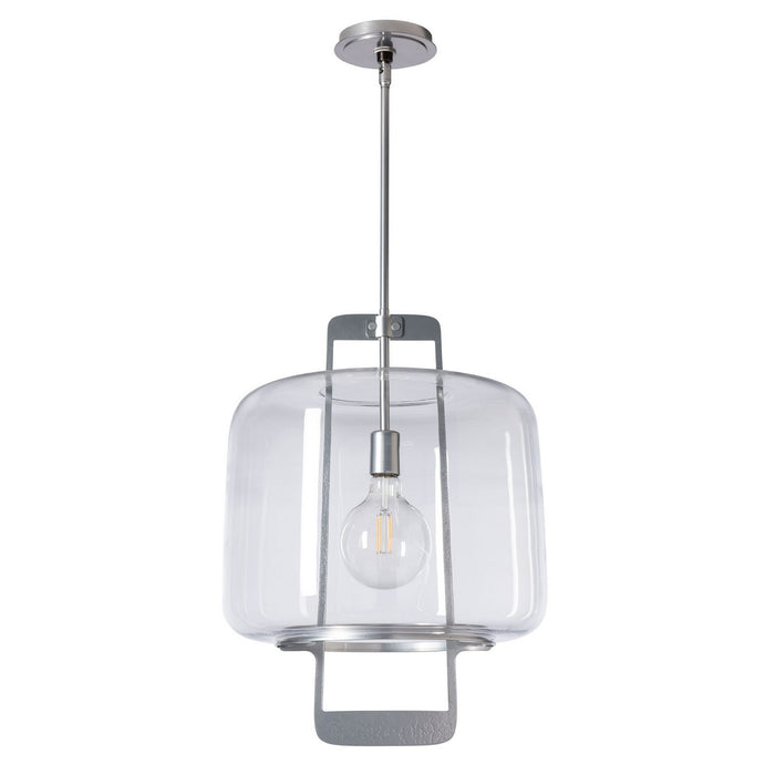 Hubbardton Forge 187465-SKT-MULT-85-ZM0839 One Light Lantern, Sterling
