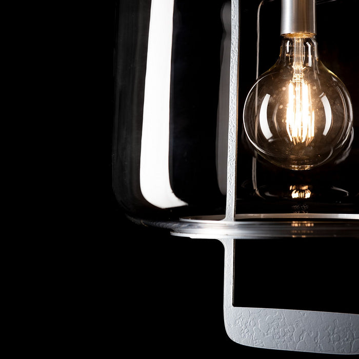 Hubbardton Forge 187465-SKT-MULT-85-ZM0839 One Light Lantern, Sterling