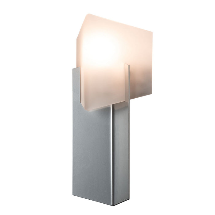 Hubbardton Forge 201355-SKT-85 One Light Bath Sconce, Sterling