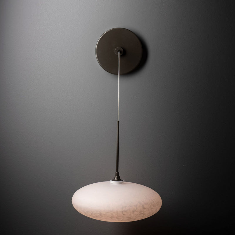 Hubbardton Forge 201399-SKT-07-GS0818 LED Wall Sconce, Dark Smoke